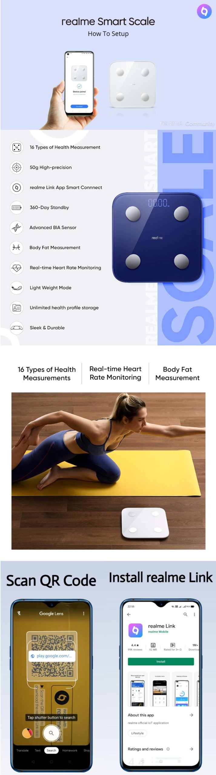 Realme Smart Weight Scale with Link App Connect 2 scaled