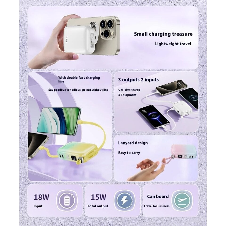 WiWU Wi P042 Monaco Series 22.5w Fast Charging Power Bank 2