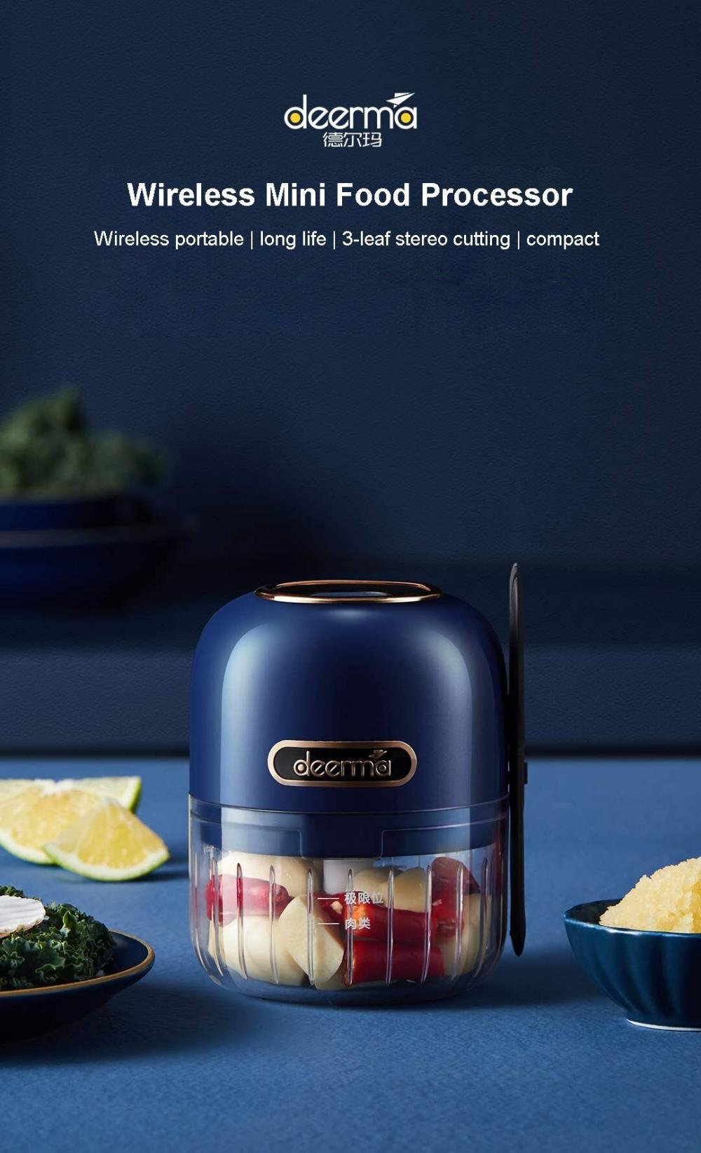 Xiaomi Deerma Wireless Electric Garlic Meat Grinder 4