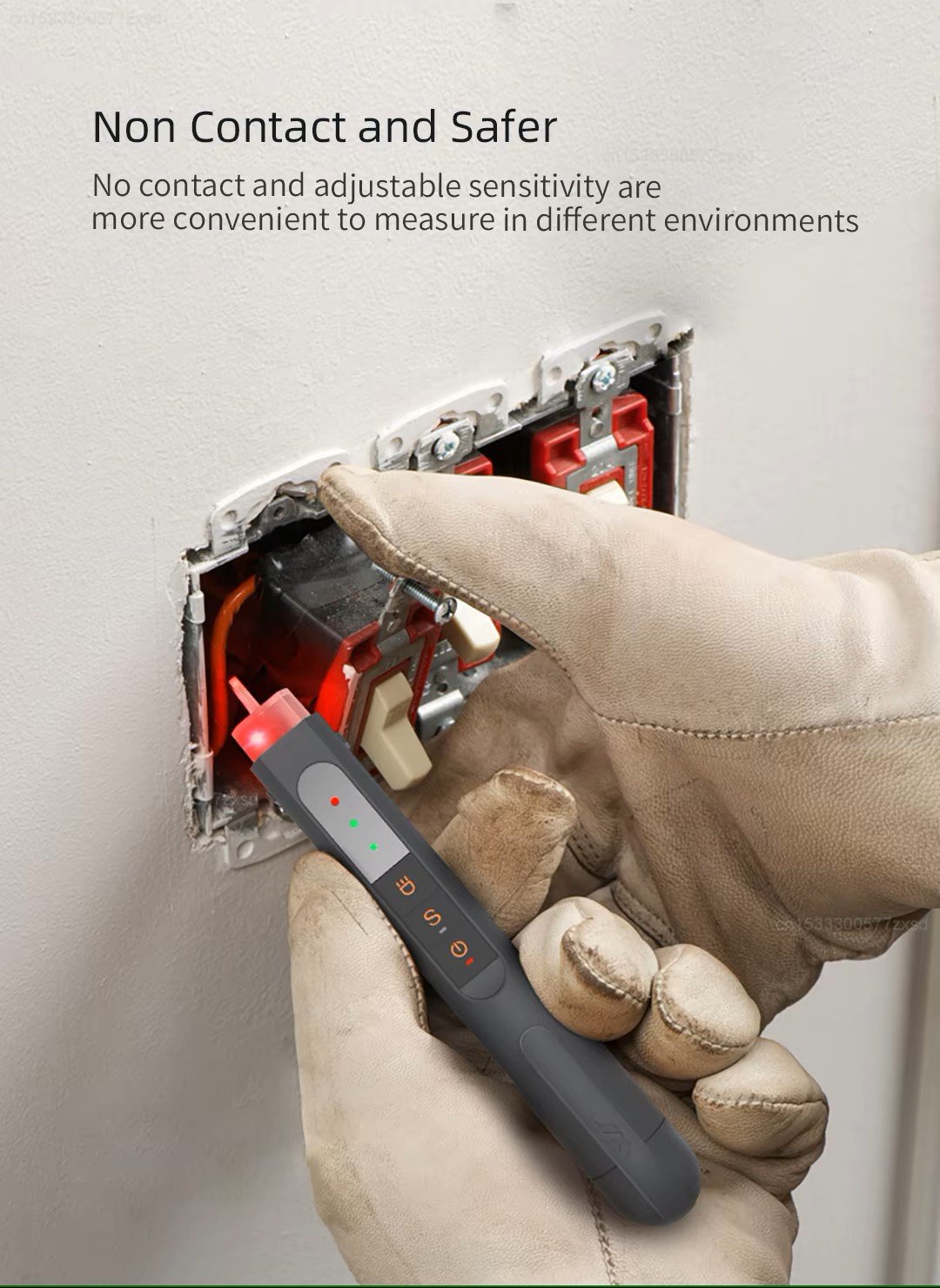 Xiaomi JimiHome Non contact Induction Tester JM G2704 Portable Detection Tool Electric Tester SoundLight Alarm Voltage Test Pen 1