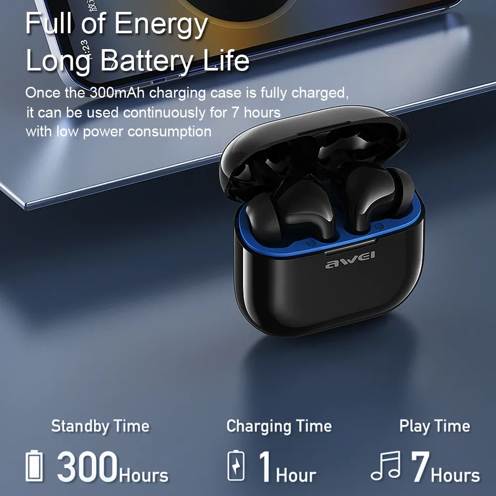 Awei T1 Pro True Wireless Earbuds 3