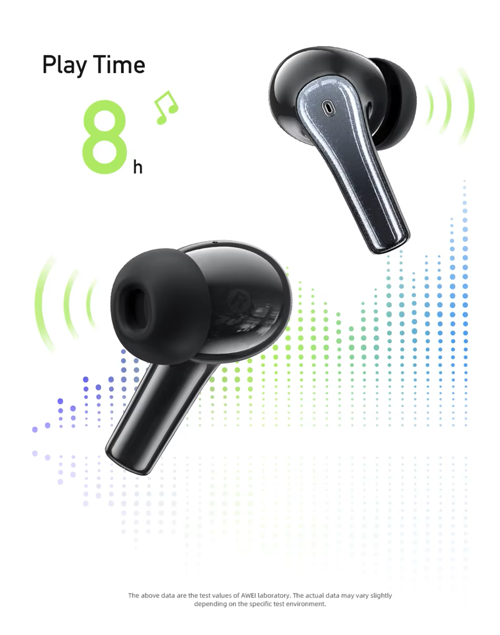 Awei T62 ENC TWS Earbuds 2 Awei T62 ENC TWS Earbuds 3