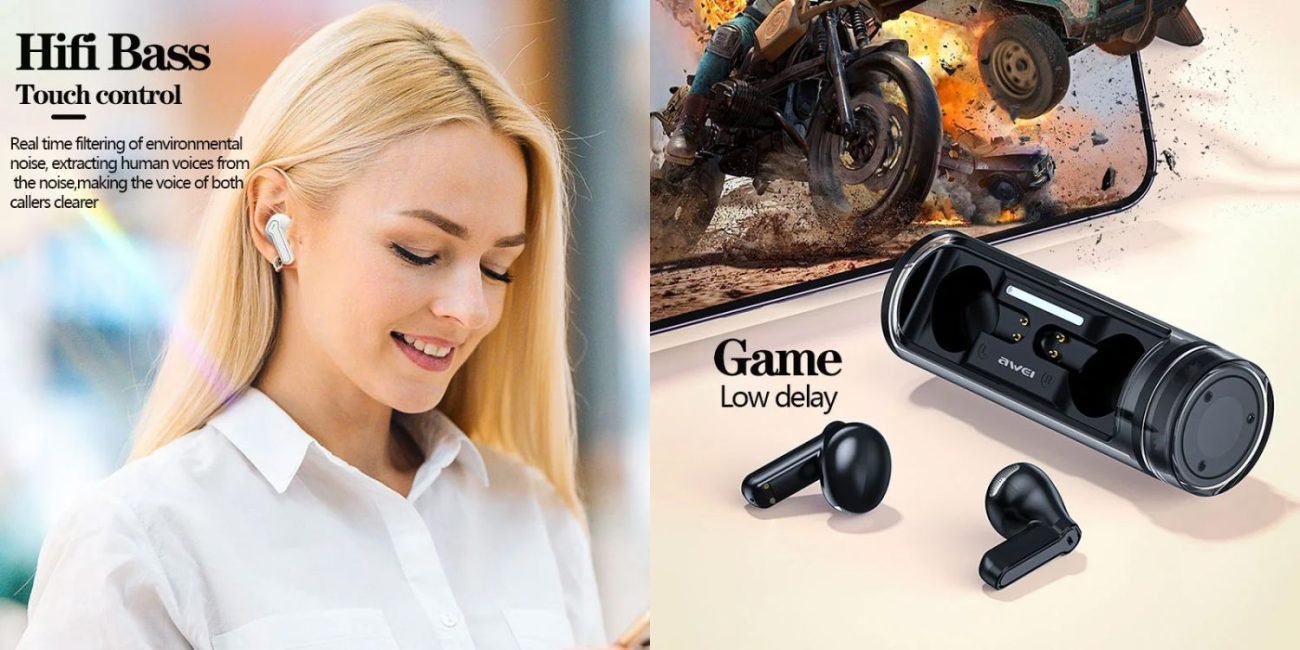 Awei T77 TWS Wireless Earbuds 2 Awei T77 TWS Wireless Earbuds 2