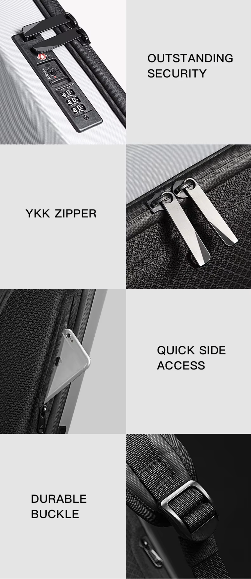 BANGE BG 22201 Backpack Business Durable Laptop Backpack 15 1