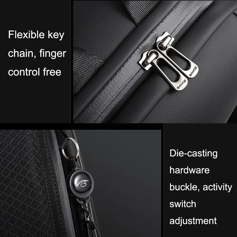 BANGE BG 2811 Men Chest Bag Casual Shoulder Bag 2