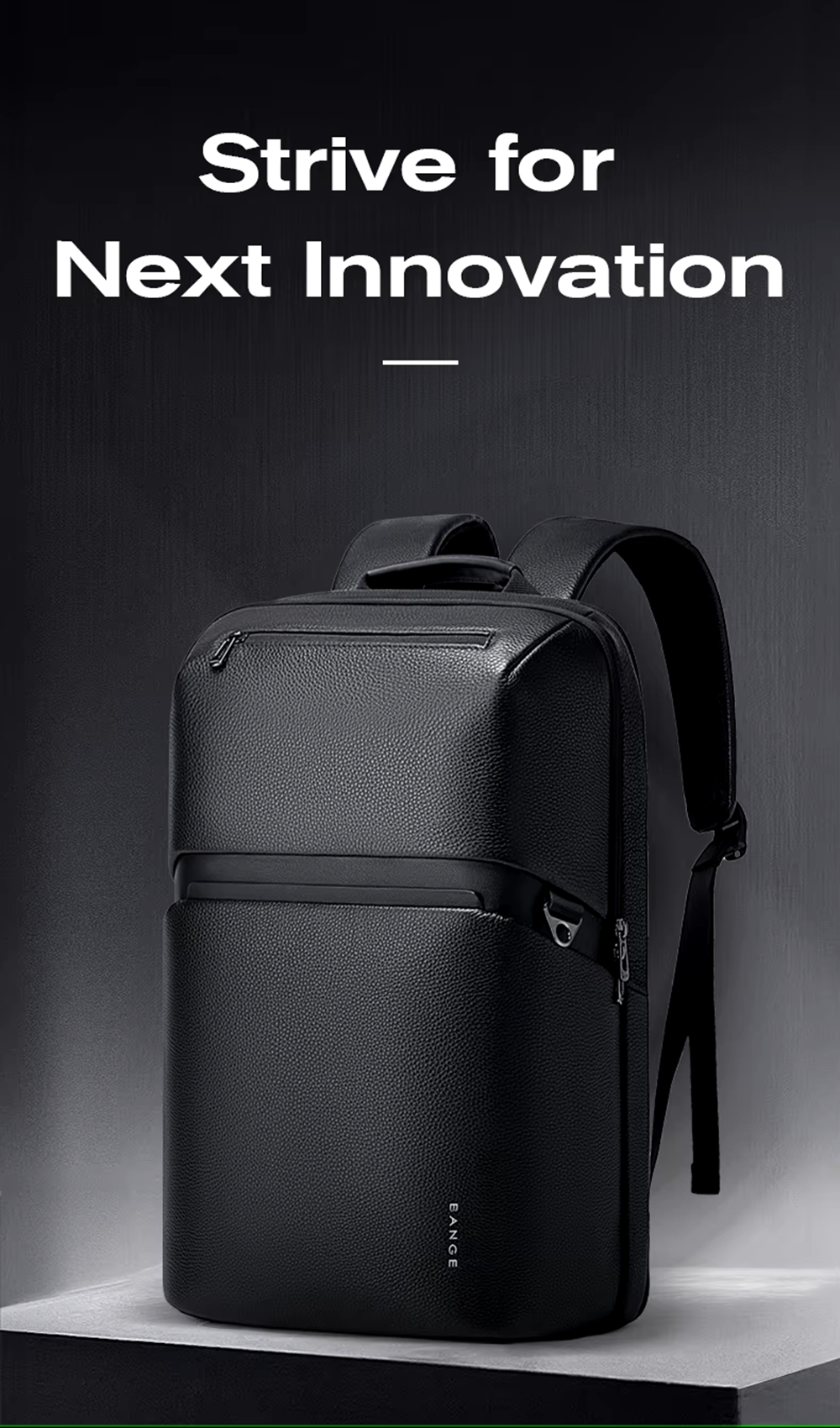 Bange 6625 Leather 15.6″ laptop Backpack Black 2 Bange 6625 Leather 15.6″ laptop Backpack Black 2