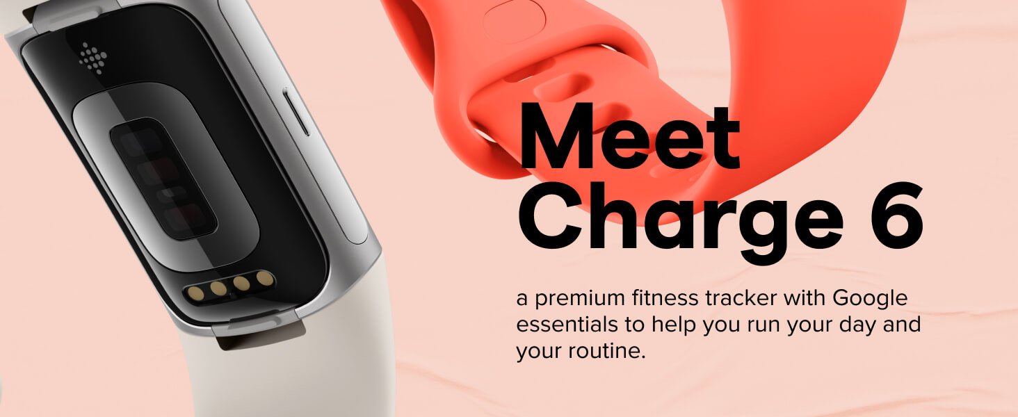 Fitbit Charge 6 Fitness Tracker with Google apps 2