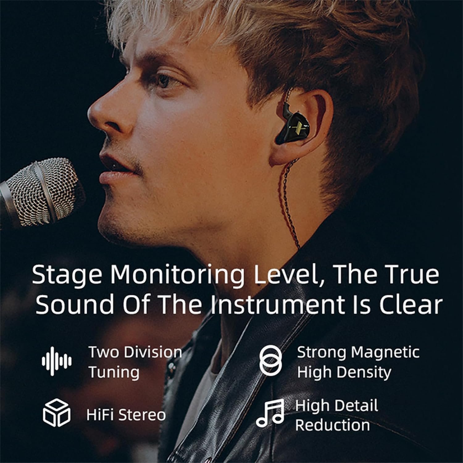 KZ EDX Magnetic Dynamic Driver HiFi In Ear Earphones 5