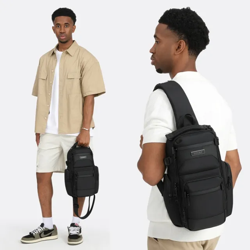 OZUKO 9805 Anti-thief Lightweight Chest Bag 7 OZUKO 9805 Anti thief Lightweight Chest Bag 2