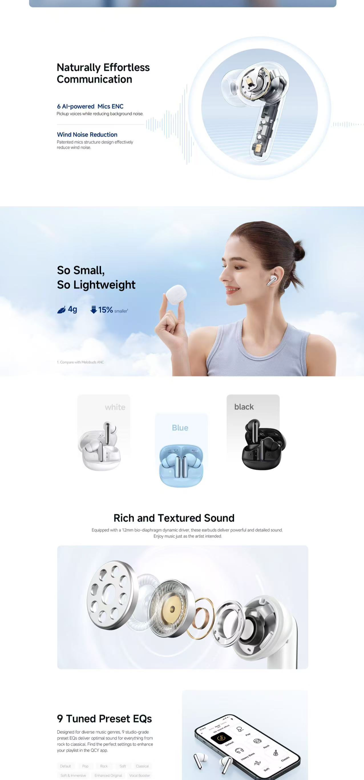 QCY MeloBuds 2 N50 ANC Earbuds 1