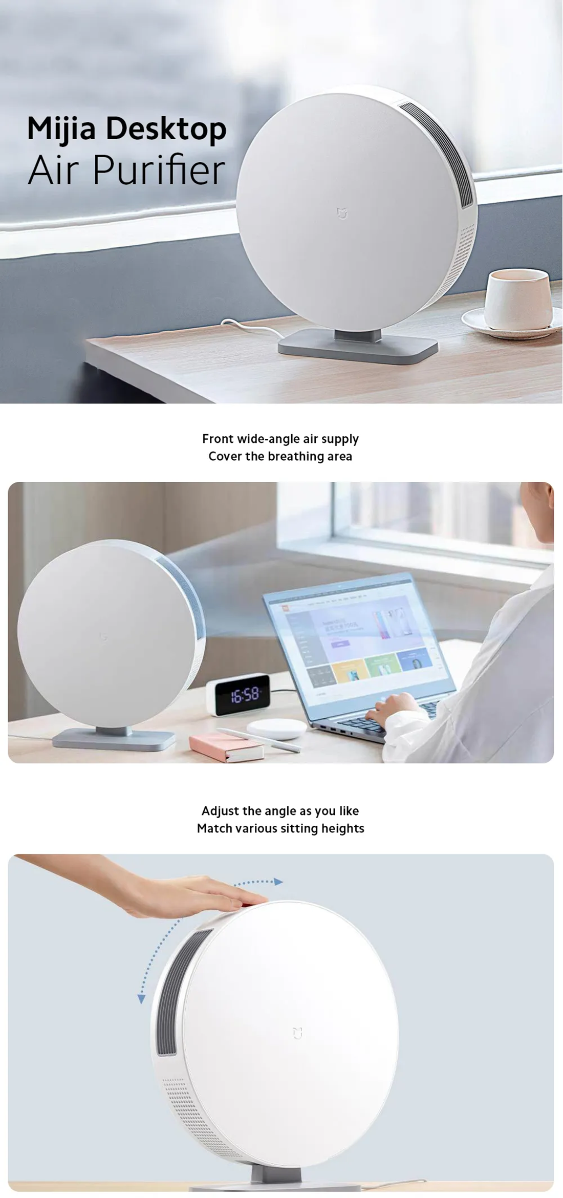 Xiaomi Mijia Desktop Air Purifier with 4 Purified Mode 2