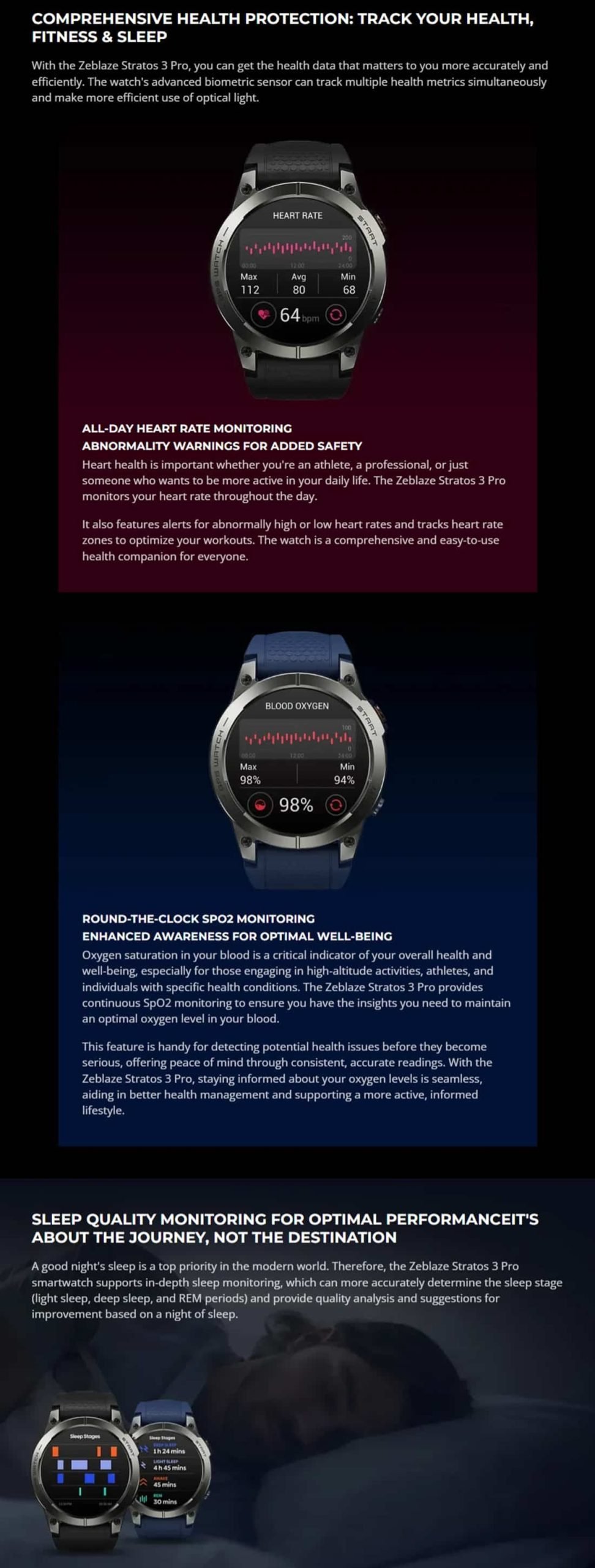 Zeblaze Stratos 3 Pro Smart Watch 1 scaled