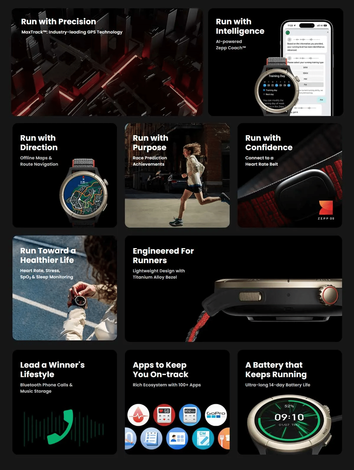 Amazfit Cheetah Pro AI Powered with GPS Smart Watch 1