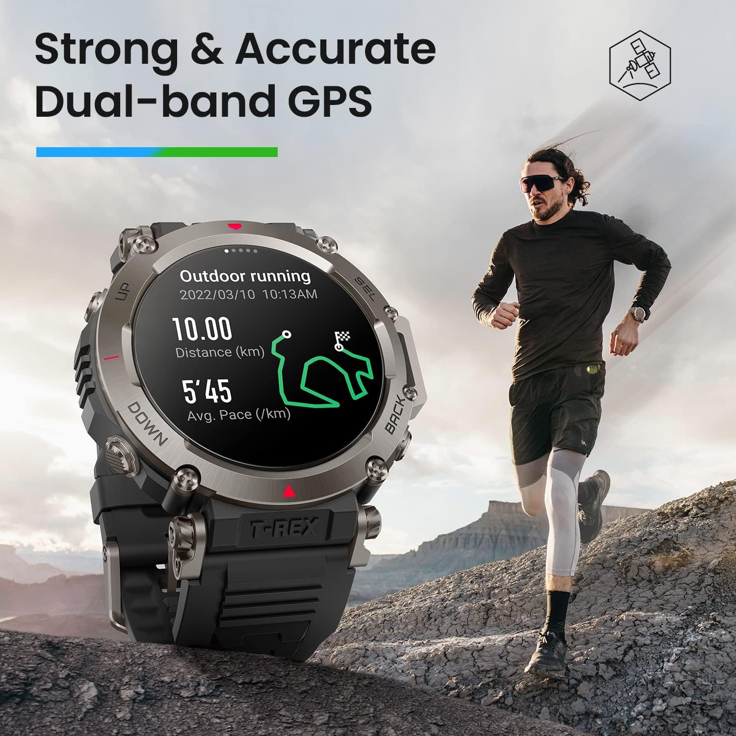 Amazfit T Rex Ultra Outdoor GPS Smartwatch 2