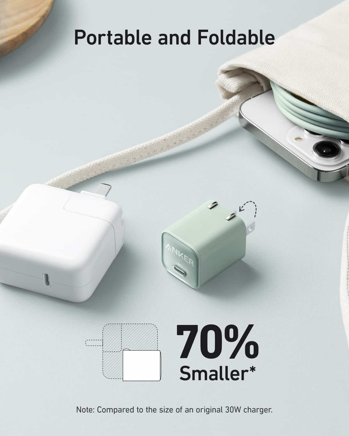 Anker 511 USB C GaN Charger Nano 3 30W 1