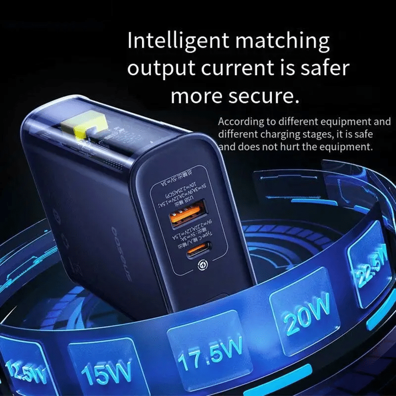 Baseus 20000mAh Explorer Series Semi Transparent Powerbank 22.5W 12 1