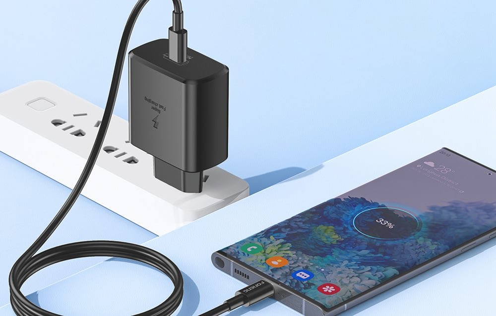 FONENG 45W GaN USB C Wall Charger With Type C Cable UK34 2