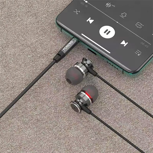 FONENG T52 Angled In Ear Wired Earphone 2