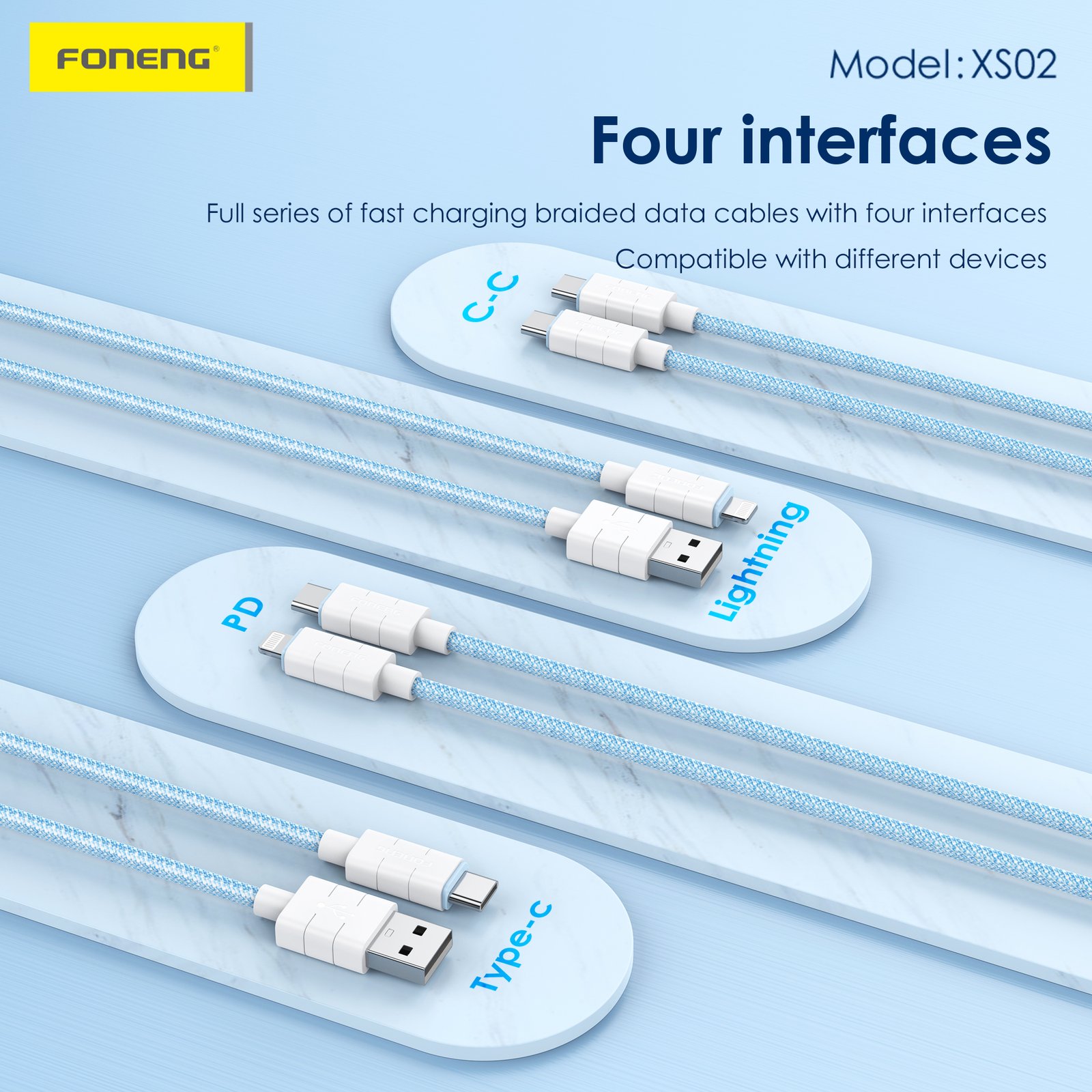 FONENG XS02 Braided Cable 1 1