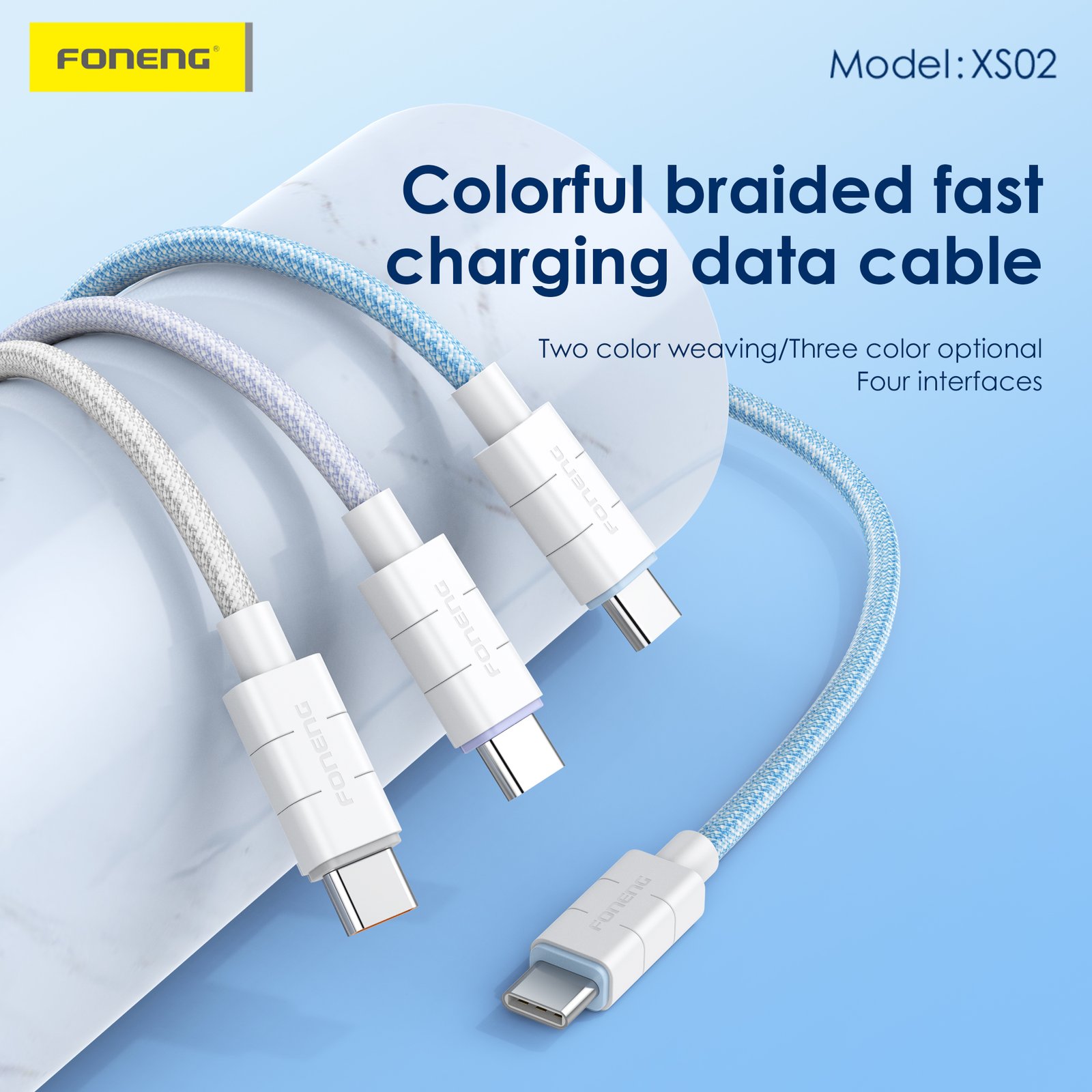 FONENG XS02 Braided Cable 1 2