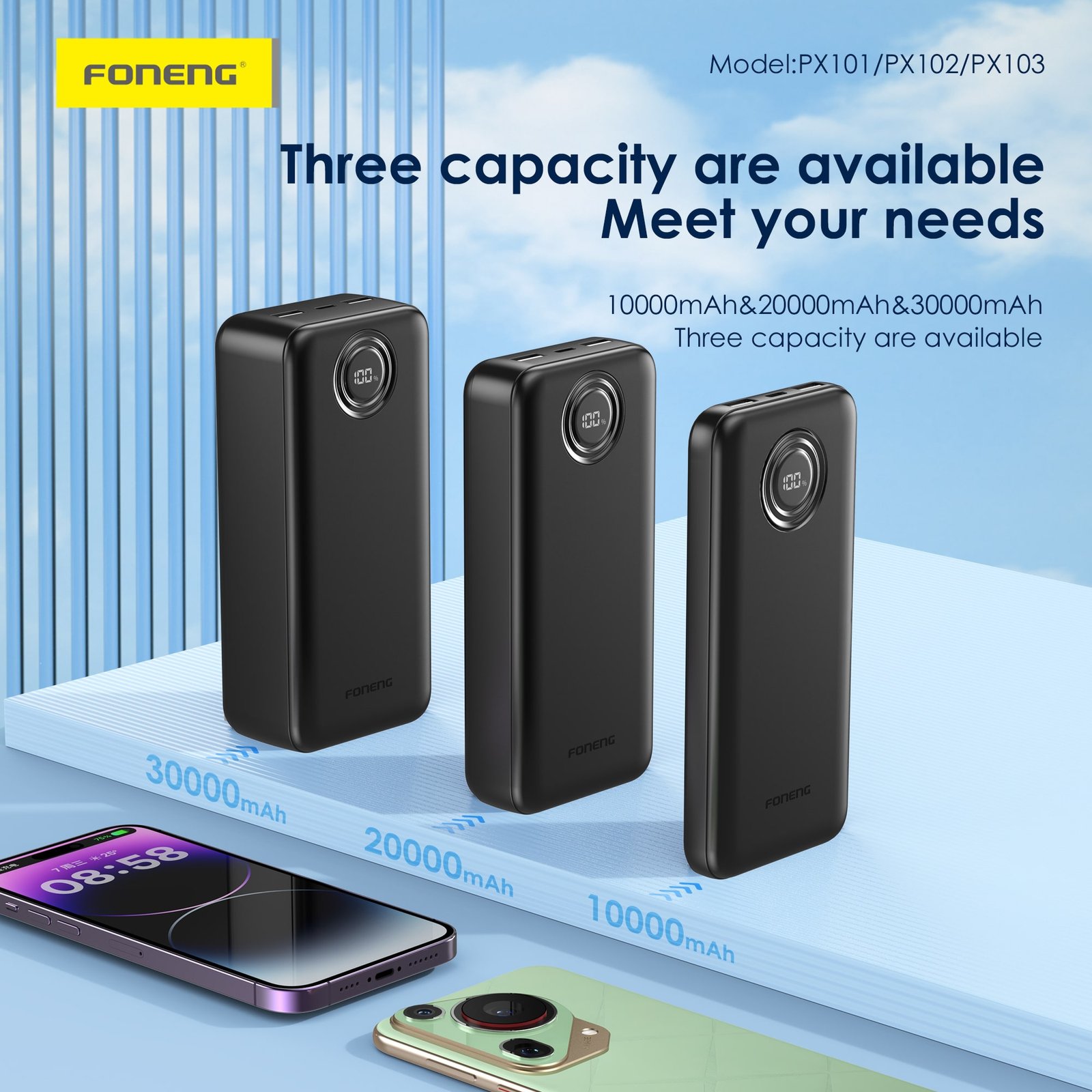 Foneng PX101 10000mAh 22.5W Power Bank 2