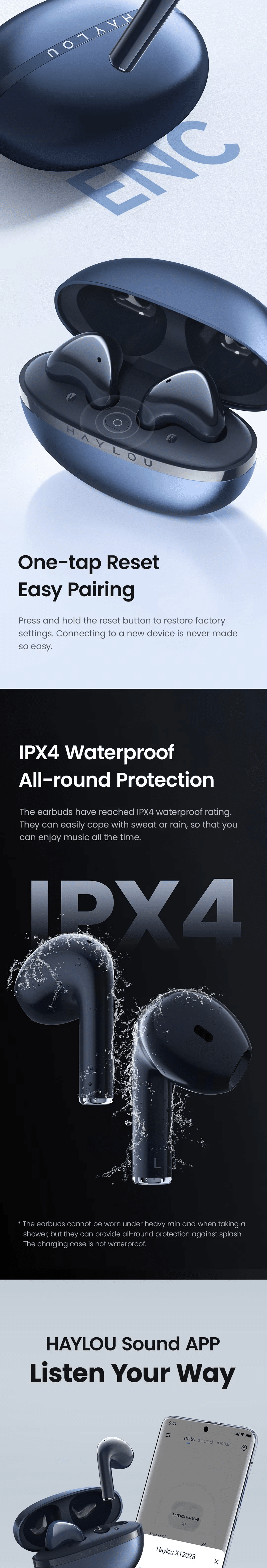 Haylou X1 2023 True Wireless Earbuds 2