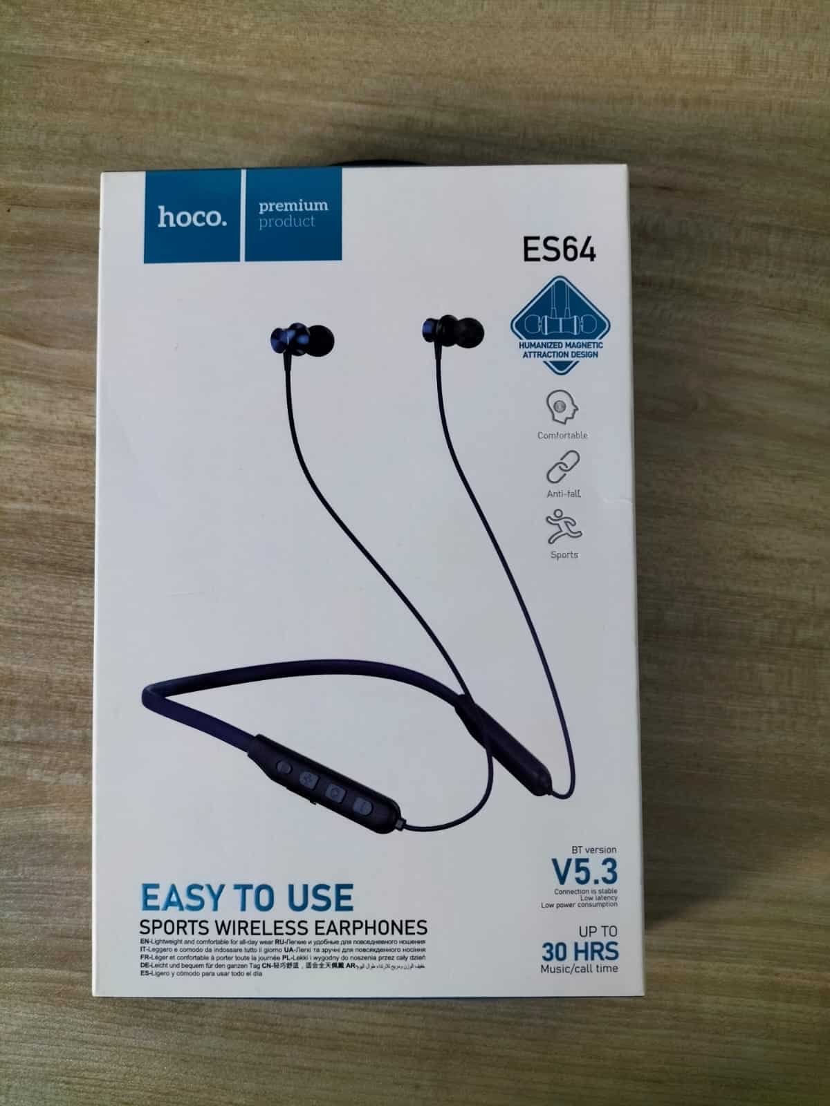 Hoco ES64 Sports Bluetooth Wireless Neckband Earphone 2