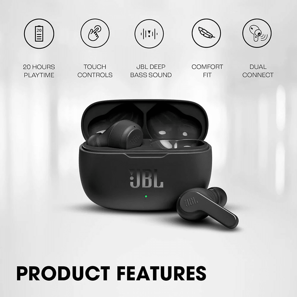 JBL Wave 200 TWS True Wireless Earbuds 1