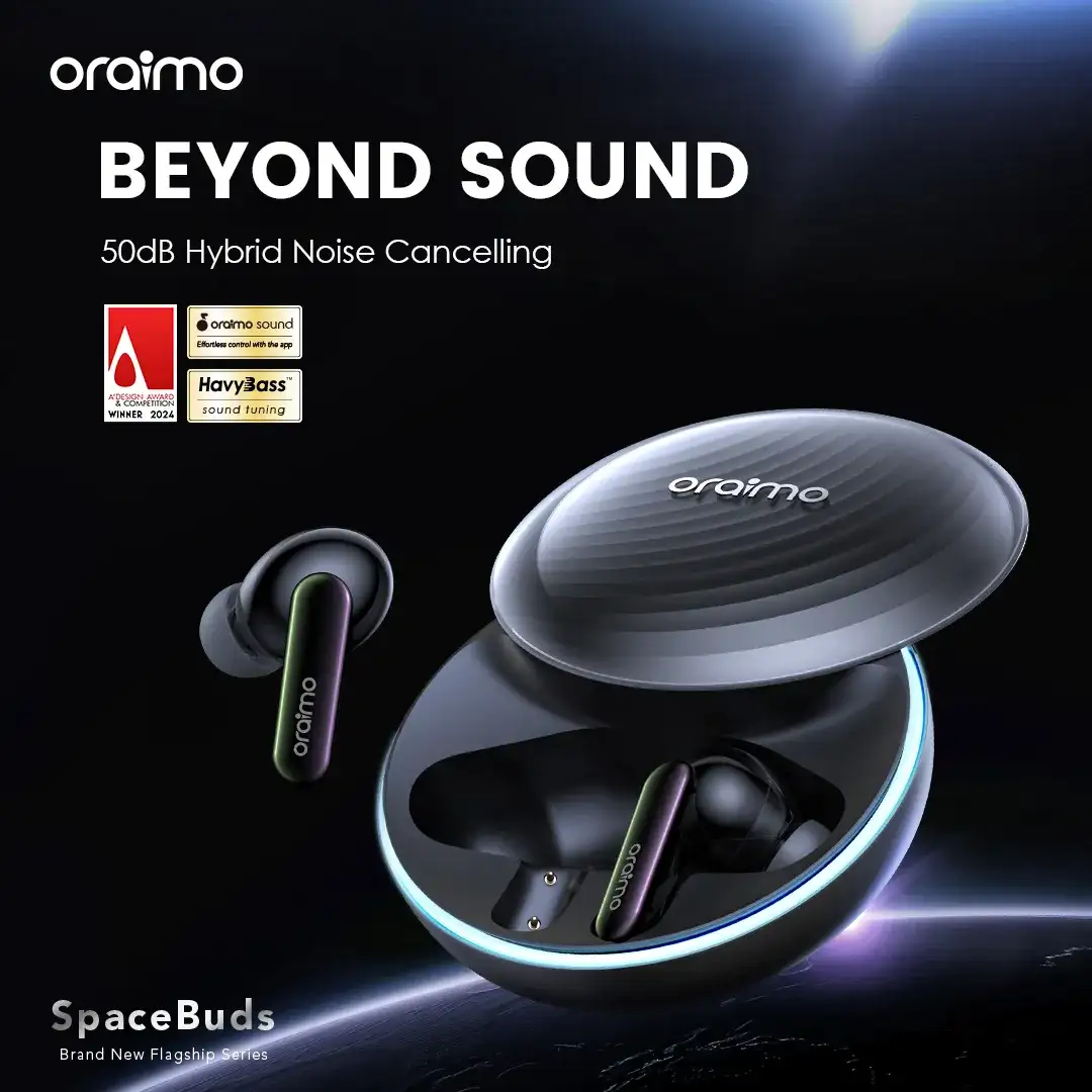 Oraimo OTW 630 SpaceBuds Hybrid ANC TWS 3