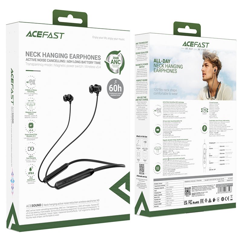 Acefast N3 ANC Wireless Earphones 1