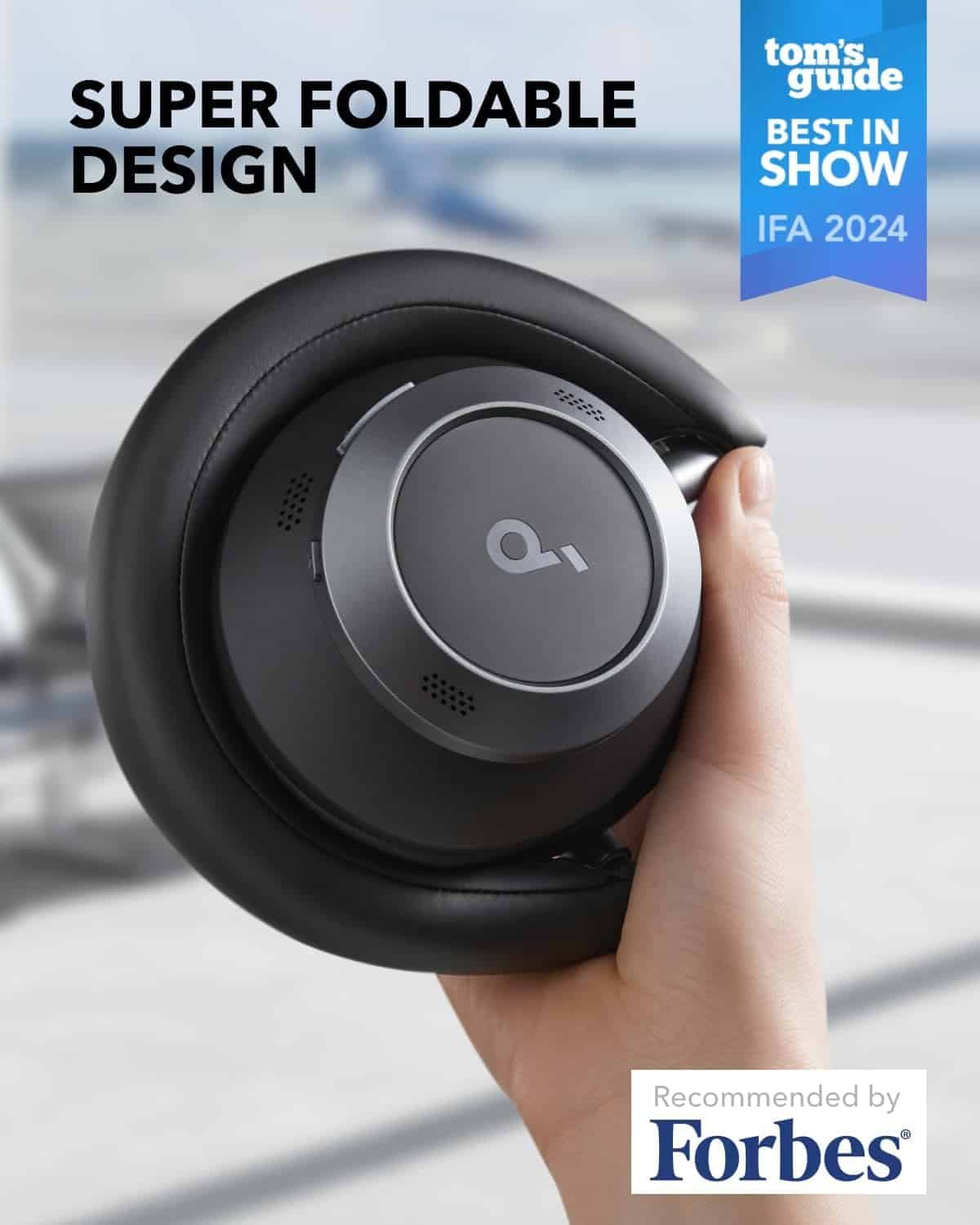 Anker Soundcore Space One Pro Foldable Over Ear Headphones 1