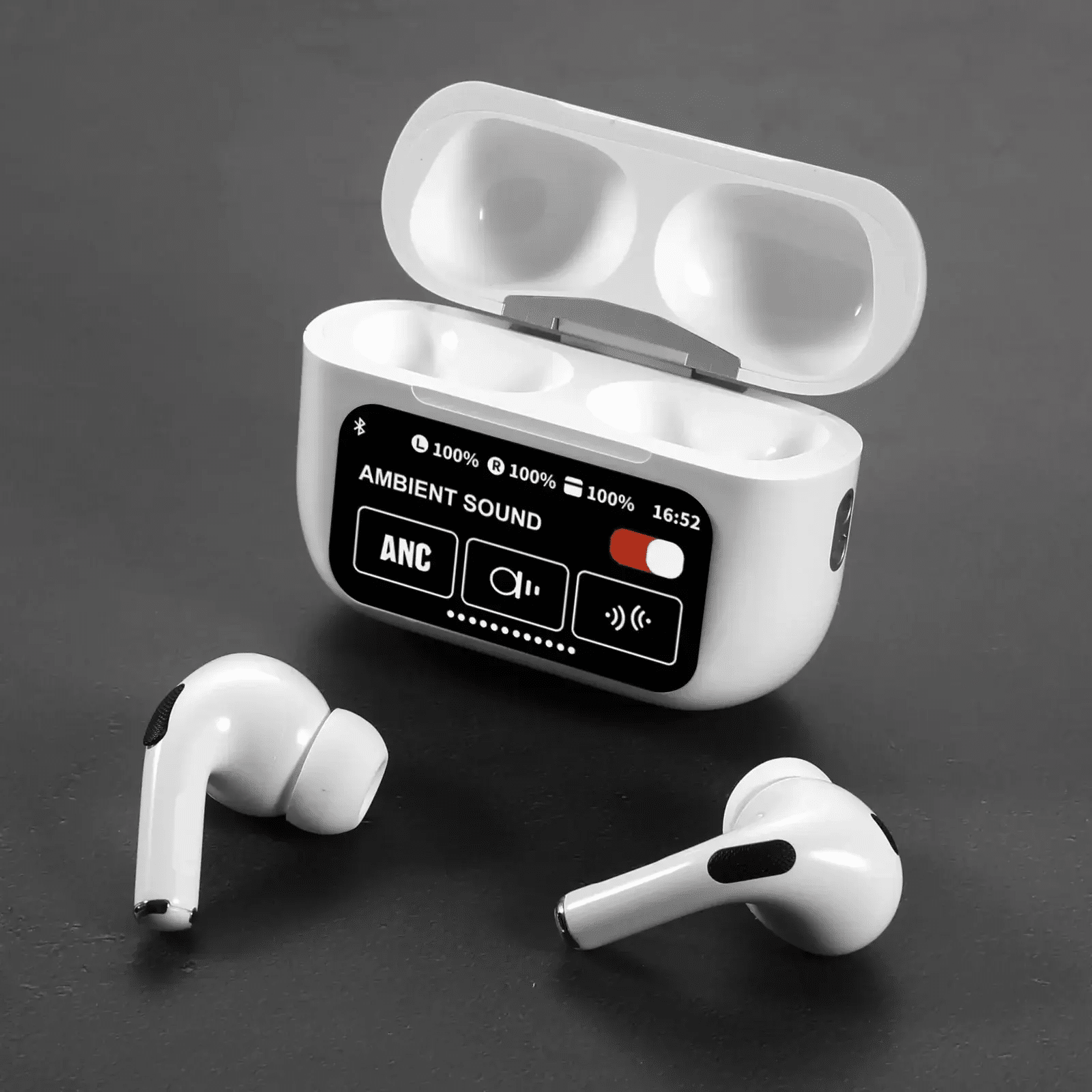 Apple A9 Pro ANC Earbuds Touch Screen Display 1