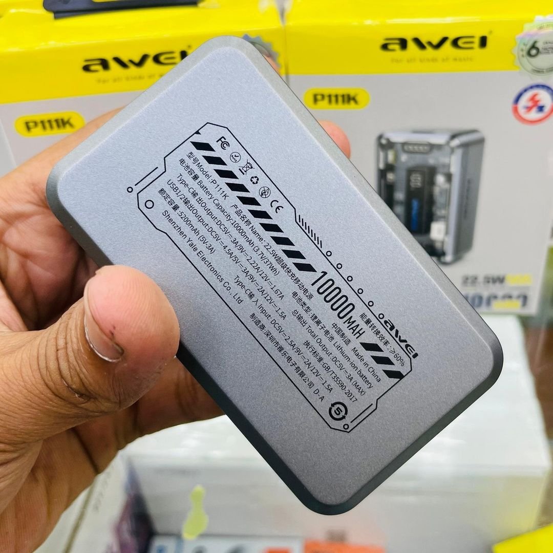 Awei P111K 10000mAh 22.5W Mini Power bank 5