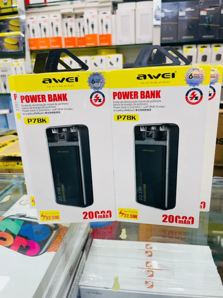 Awei P78K Power Bank 20000mAh 22.5W Transparent 3