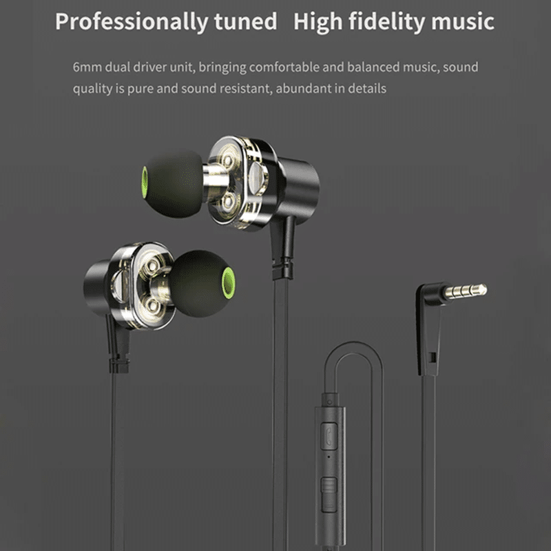 Awei Z1 In ear Dual Dynamic Earphones 4