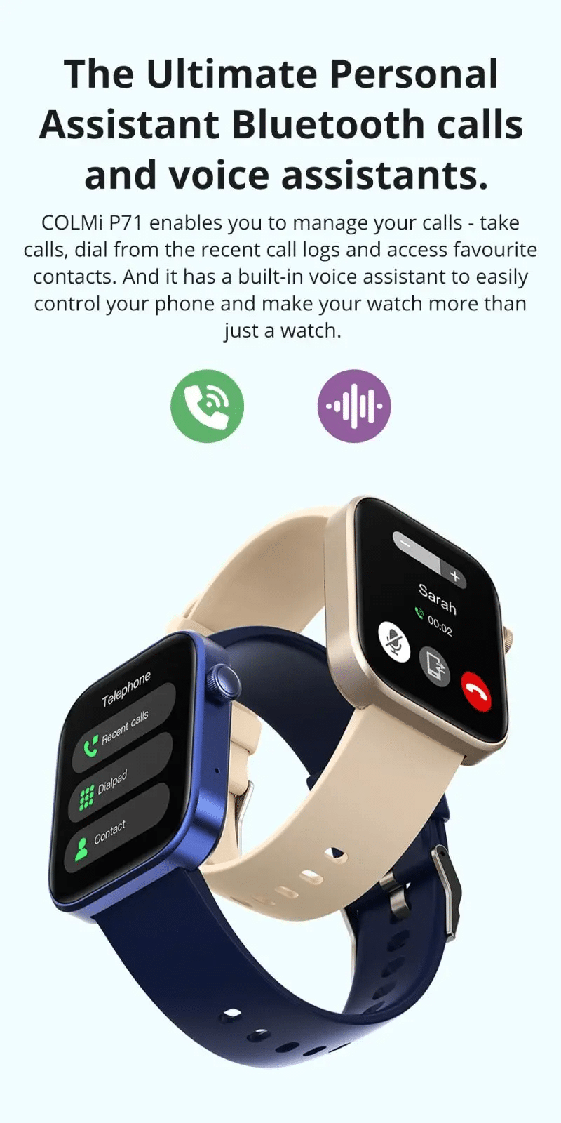 COLMI P71 Bluetooth Calling Smart Watch 1