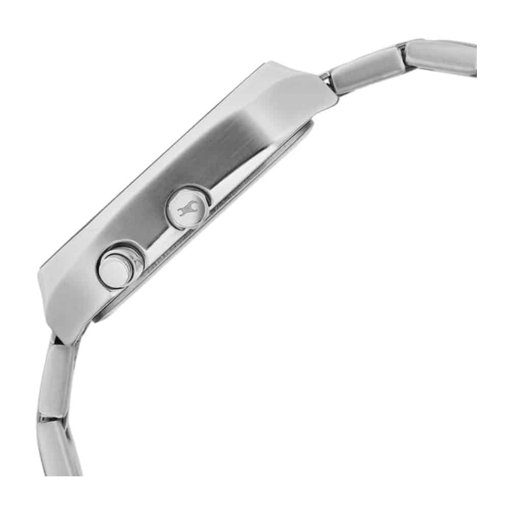 Fastrack Groove Multifunction Anthracite Dial Metal Strap Guys Watch with Lume indices 3321SM01 1