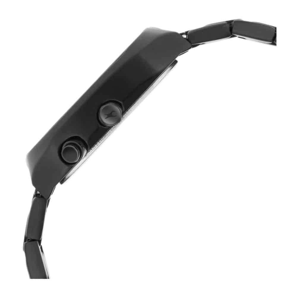 Fastrack Groove Multifunction Grey Dial Metal Strap Guys Watch with Lume indices 3321NM01 1