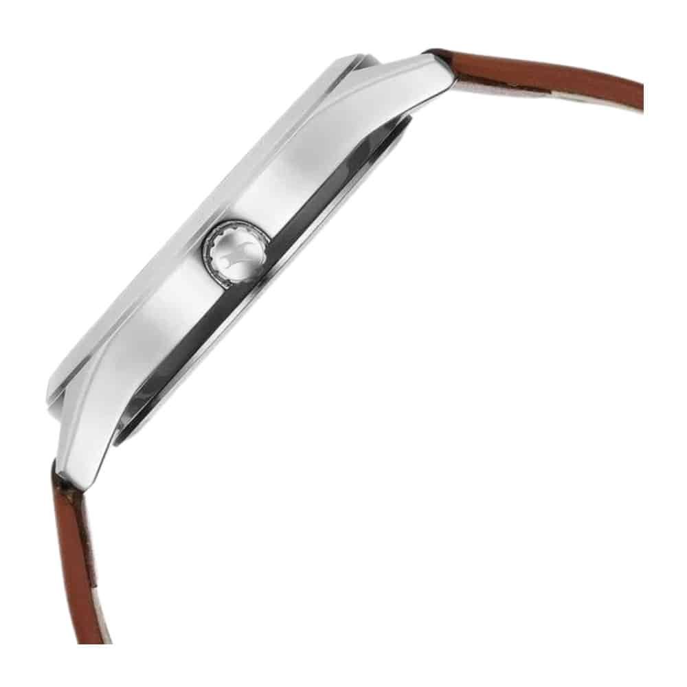 Fastrack Stunners Quartz Analog Blue Dial Brown Leather Strap Watch For Guys 3317SL01 3