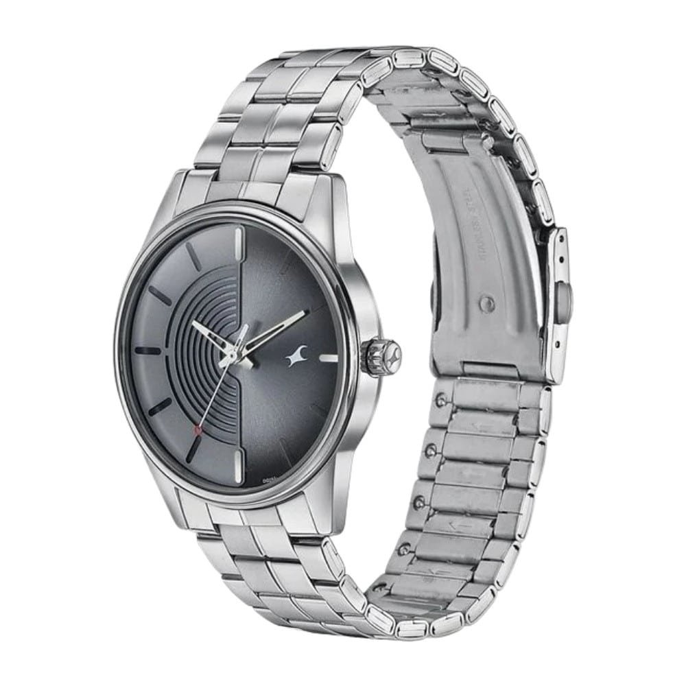 Fastrack Stunners Quartz Analog Grey Dial Stainless Steel Strap Watch for Guys 3305SM02 6