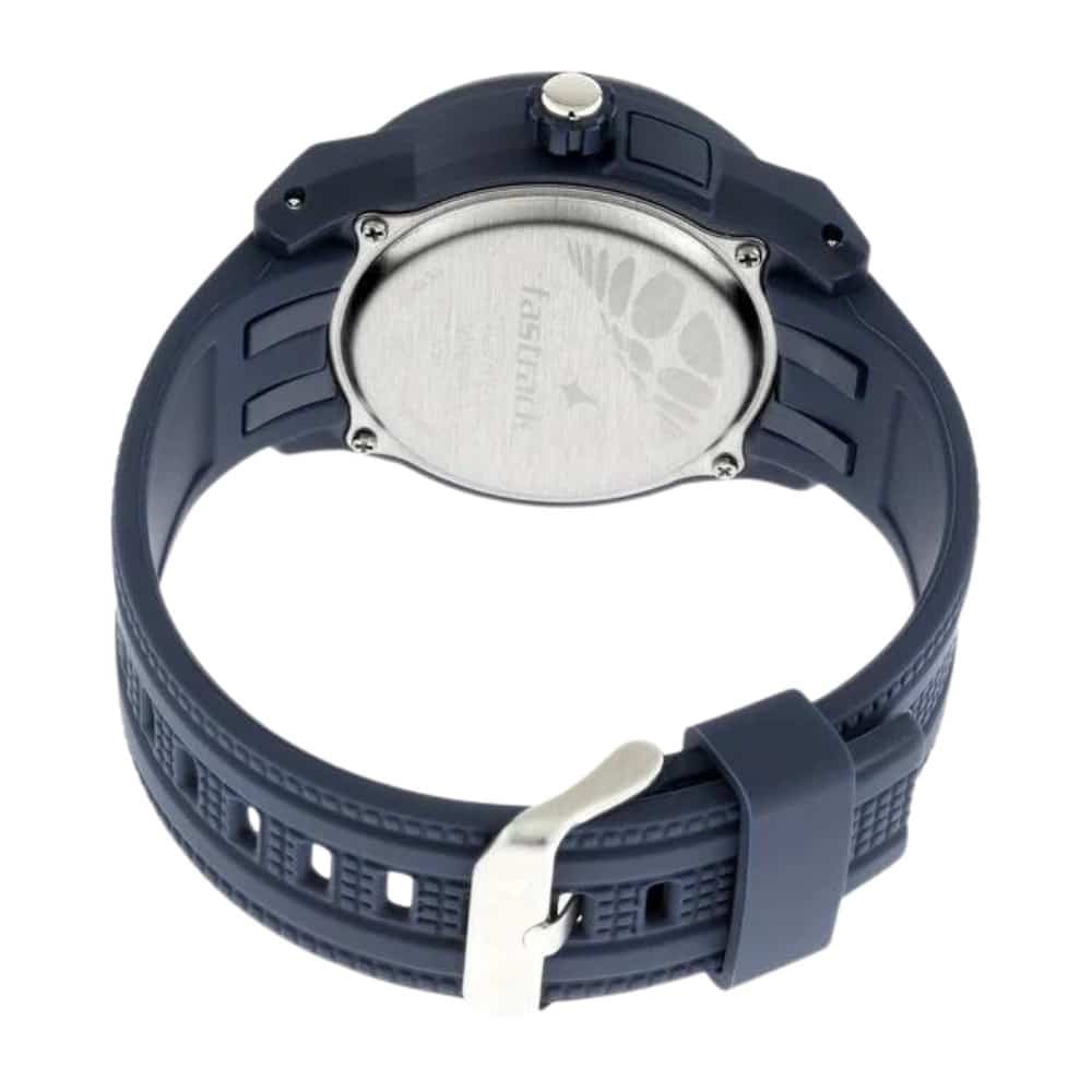 Fastrack Trendies Quartz Analog Black Dial Silicone Strap Watch for Guys NS38058PP01 2