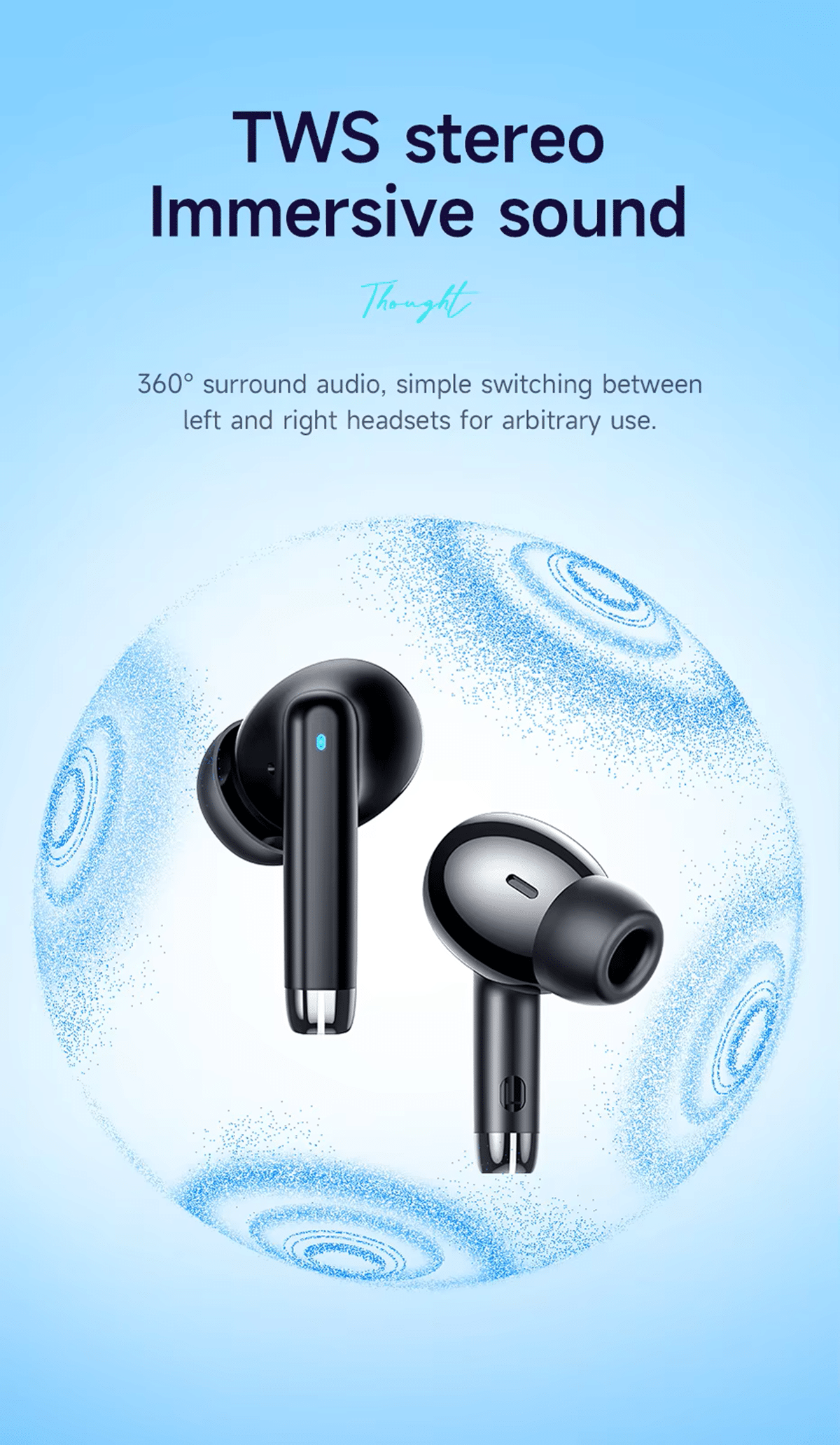 Hoco EQ2 True Wireless in Ear Earbuds 2