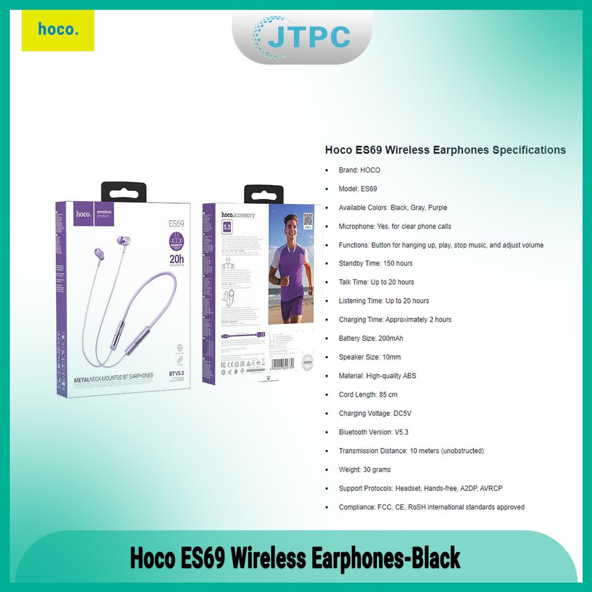 Hoco ES79 Bluetooth Neckband 2
