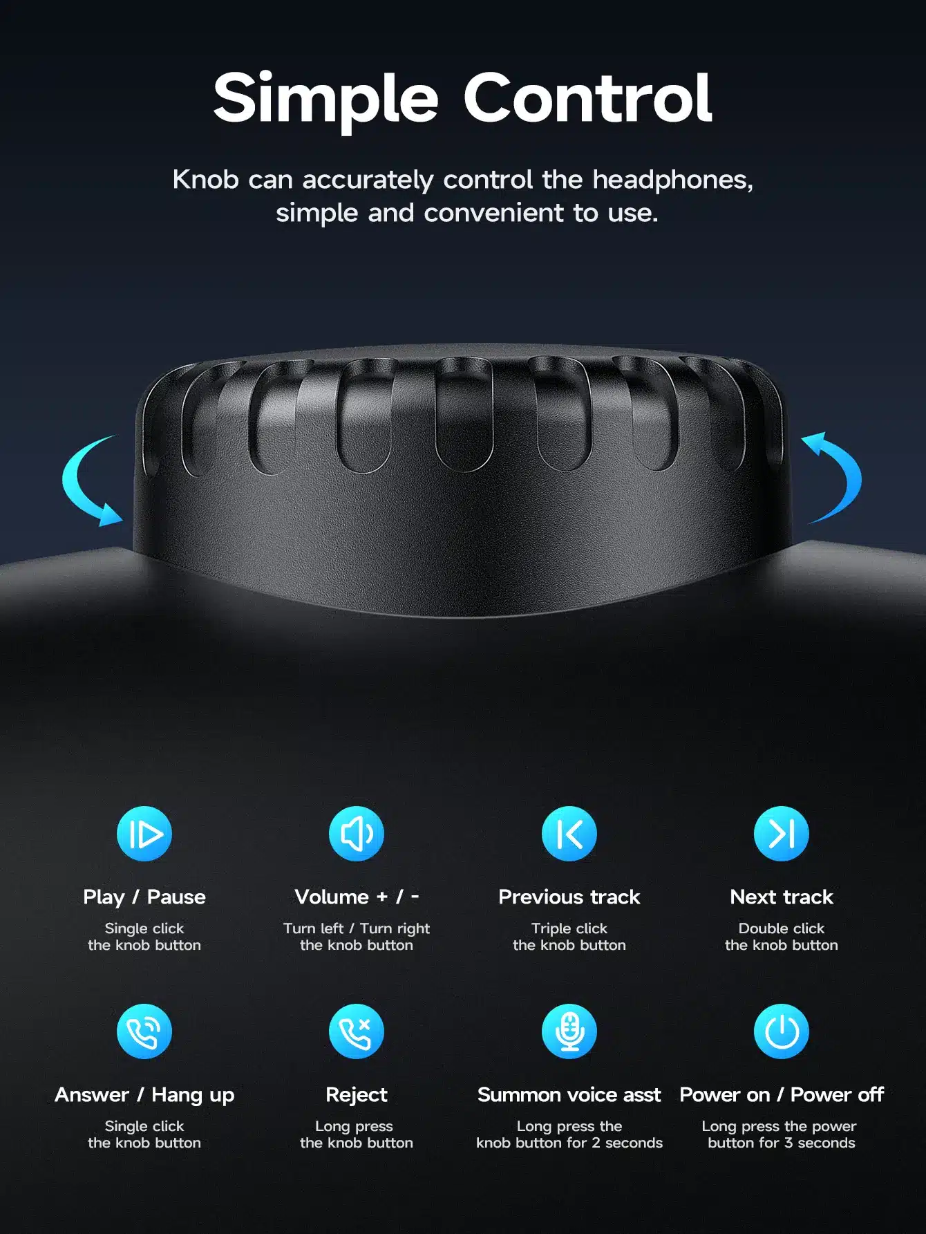 Hoco W35 Max Stereo HiFi Music Headphones 5