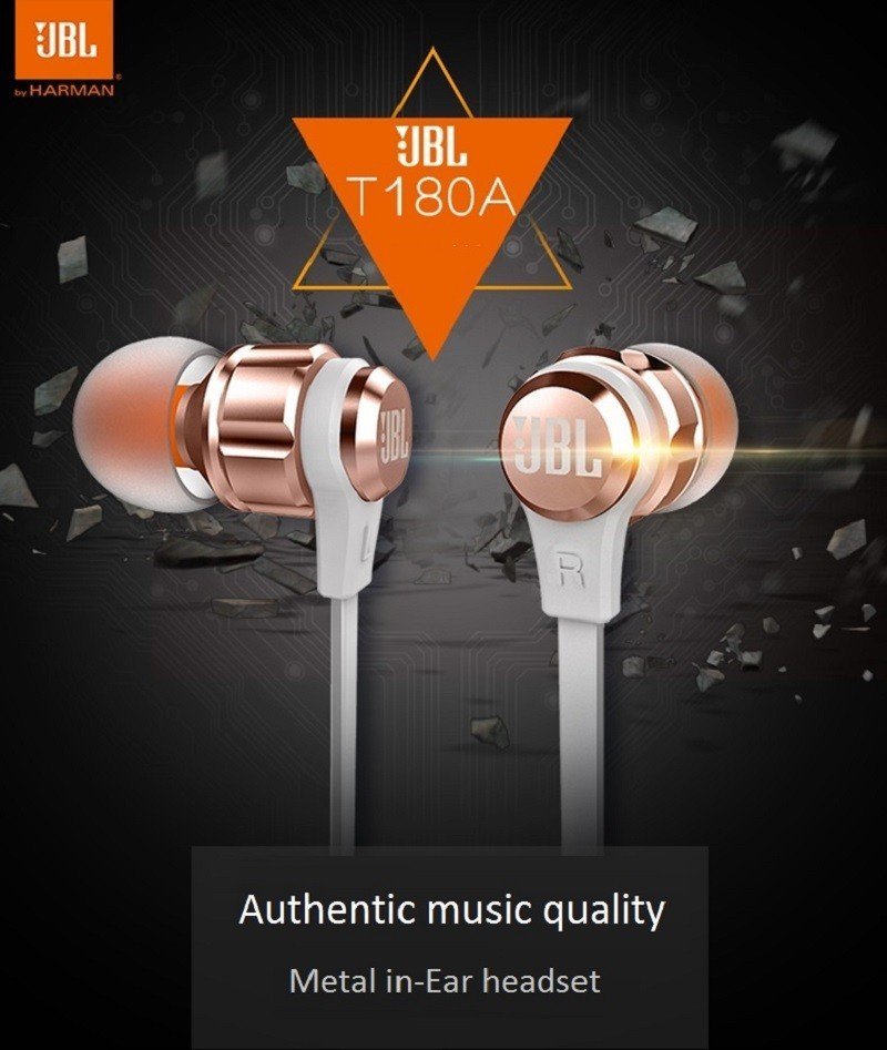 JBL T180A Pure Bass Wired Earphone 1