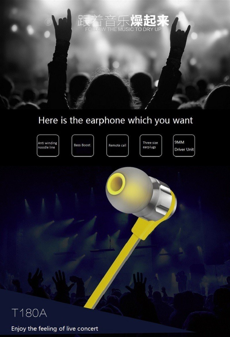 JBL T180A Pure Bass Wired Earphone 7