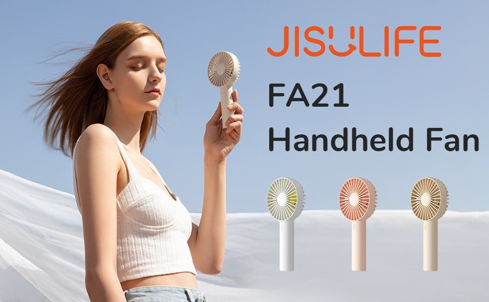 JISULIFE FA21 Handheld Fan Portable Small Fan 1