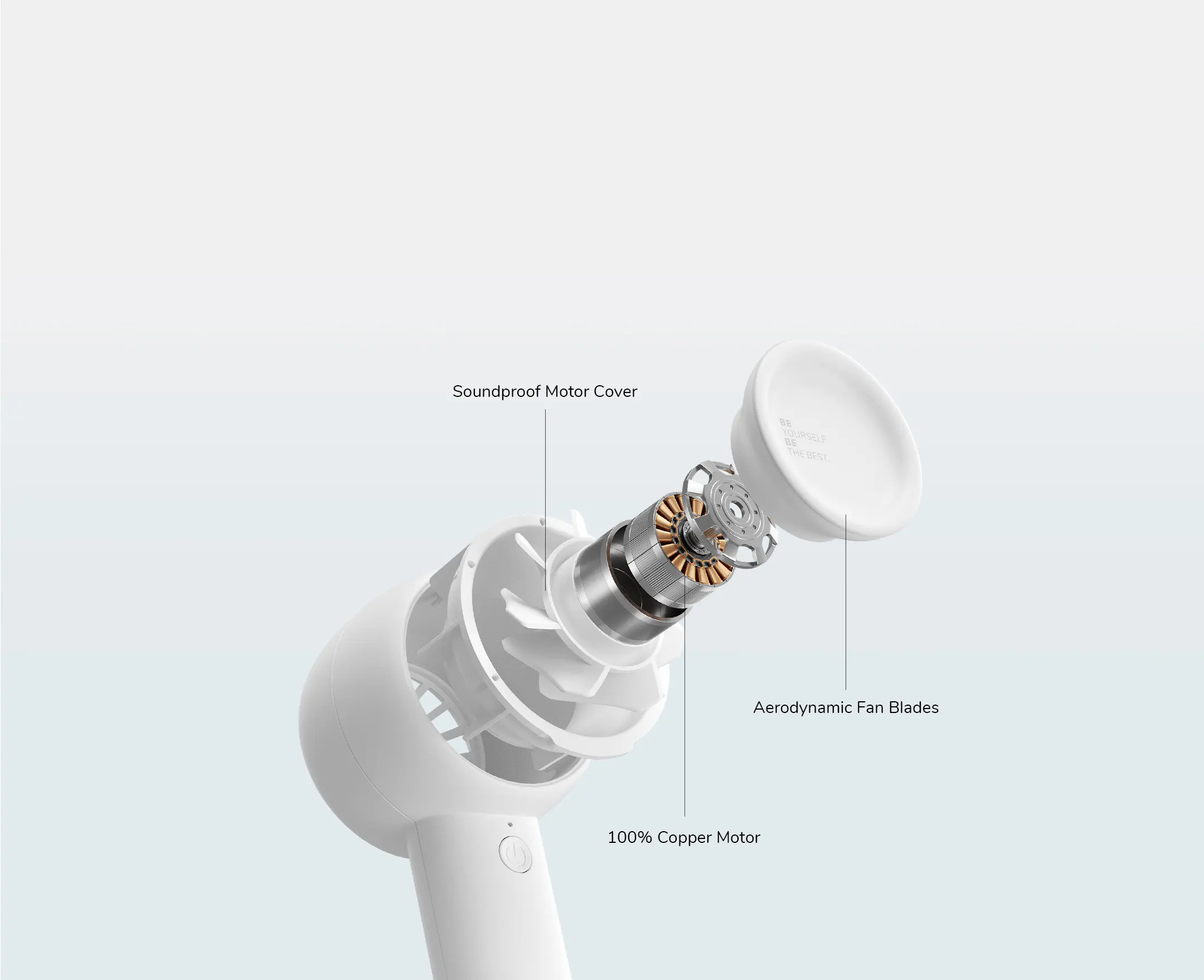 JISULIFE FA42 Super Mini Turbo Fan 3