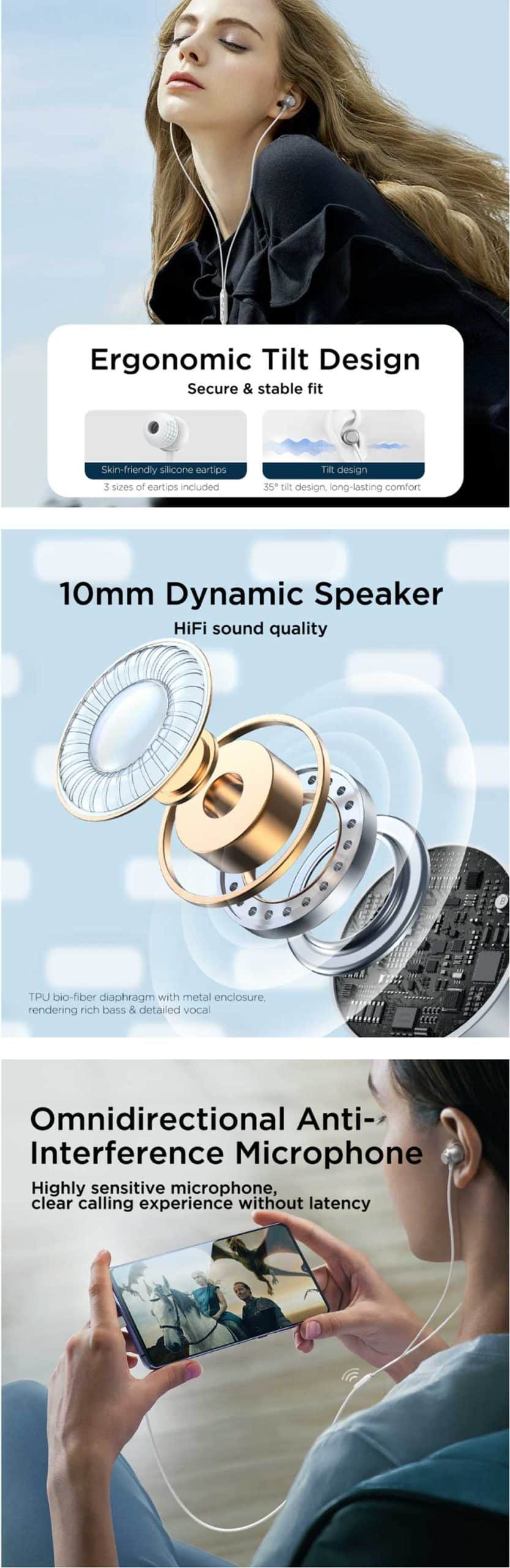 Joyroom JR EC06 Type C Metal In Ear Wired Earphone 3 scaled 1