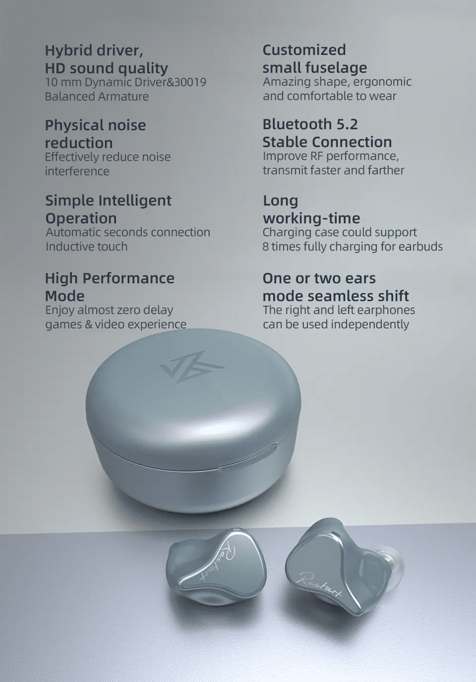 KZ SKS Hybrid True Wireless Stereo Earphone 1